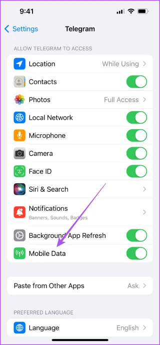 7 migliori soluzioni per Telegram che non funziona sui dati mobili