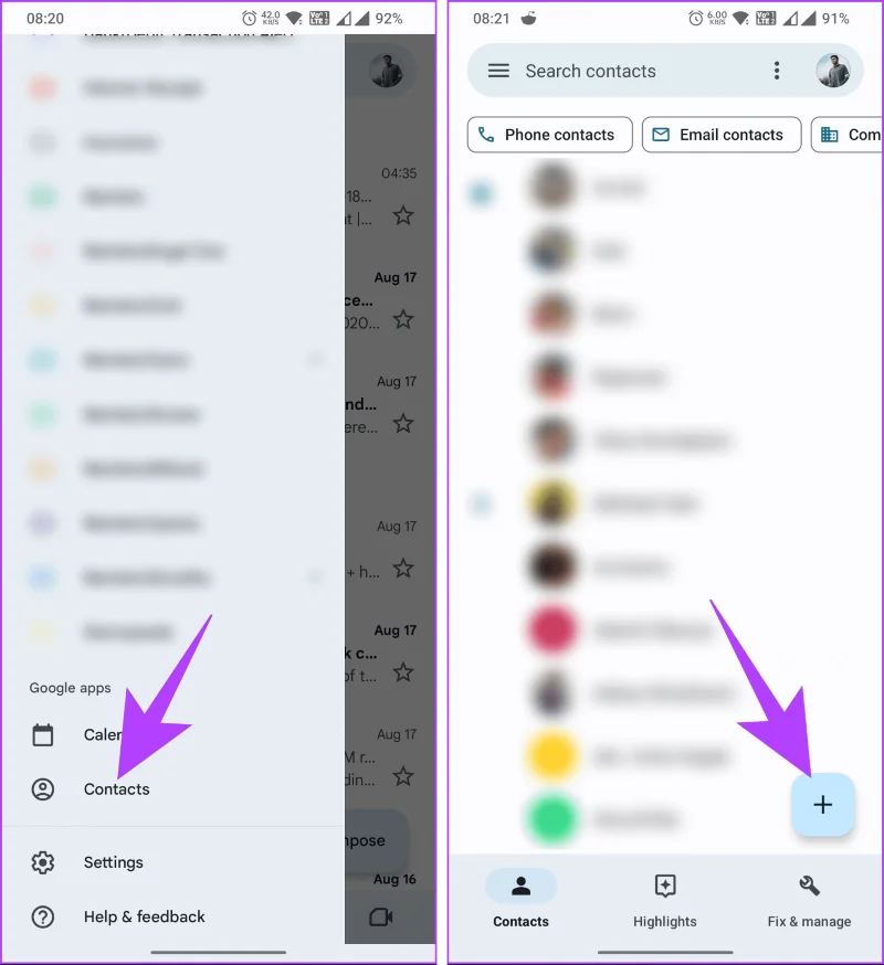 Nieuw contact toevoegen