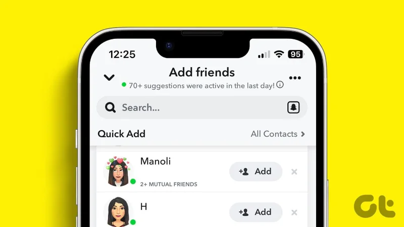 Jak zobaczyć wspólnych znajomych na Snapchacie