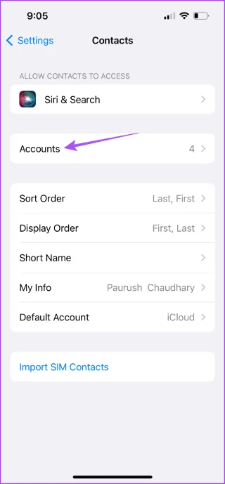 7 melhores soluções para contatos do Outlook que não sincronizam no iPhone e Mac