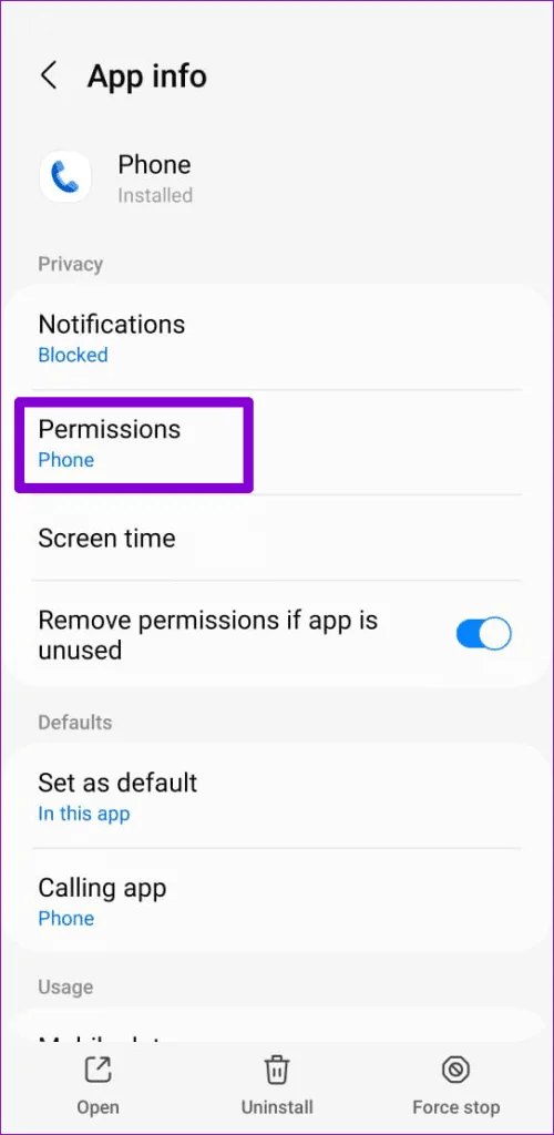 Top 6 oplossingen voor Android waarbij de namen van contactpersonen niet worden weergegeven voor inkomende oproepen