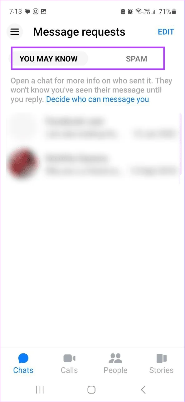 Come visualizzare le conversazioni segrete su Messenger
