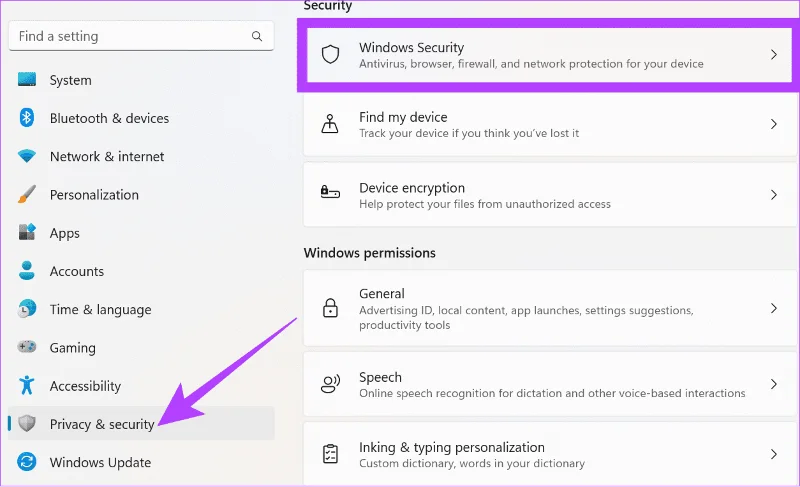 Configuración de Windows Defender