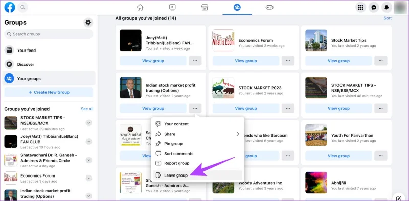 Comment quitter un groupe Facebook sur mobile ou ordinateur