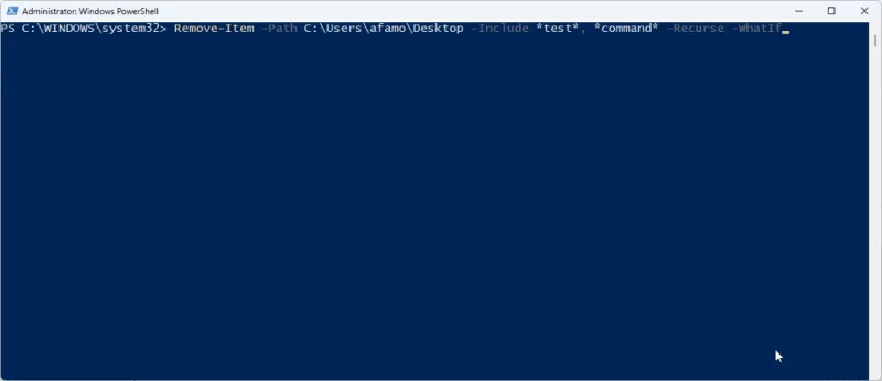 Las 7 formas principales de eliminar archivos o carpetas con PowerShell en Windows