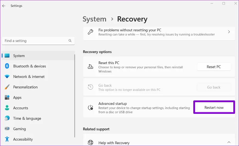 Las 9 formas principales de arreglar Windows 11 atascado en la pantalla de reinicio