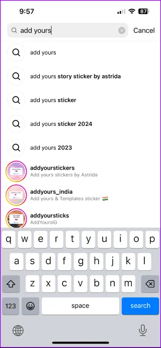 Comment utiliser l'autocollant «&nbsp;Ajouter le vôtre&nbsp;» sur une histoire Instagram