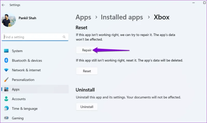 Las 6 soluciones principales para la aplicación Xbox que no muestra los juegos instalados en Windows