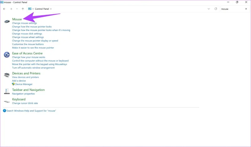 Las 8 formas principales de arreglar el cursor del mouse que no se muestra en Windows 11