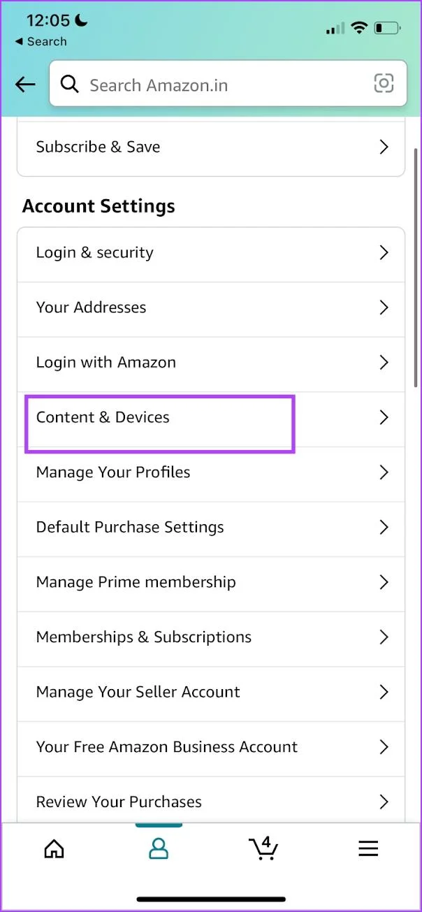 Come cambiare account Amazon su Kindle