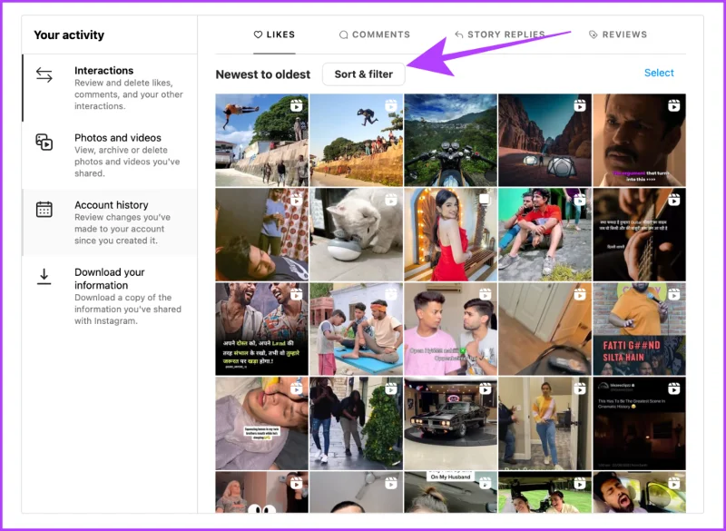 Comment aimer ou annuler toutes les publications sur Instagram à la fois