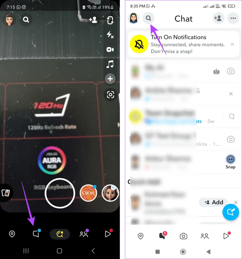 6 modi per vedere chi ti ha aggiunto o ti ha aggiunto di nuovo su Snapchat