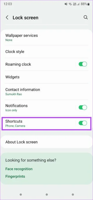 Come modificare le scorciatoie della schermata di blocco sui telefoni Samsung Galaxy