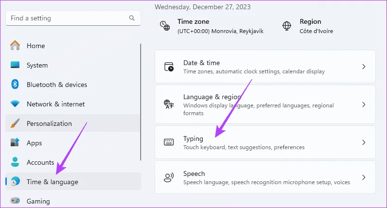 Las 4 soluciones principales para escribir caracteres incorrectos en el teclado en Windows 11