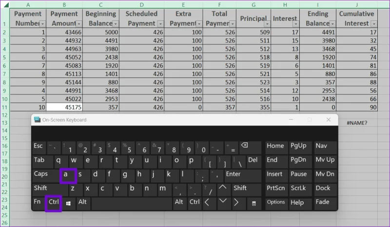 6 najważniejszych poprawek skrótów klawiaturowych, które nie działają w programie Microsoft Excel dla systemu Windows