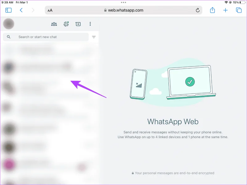 Come usare WhatsApp su iPad in attesa dell'app ufficiale