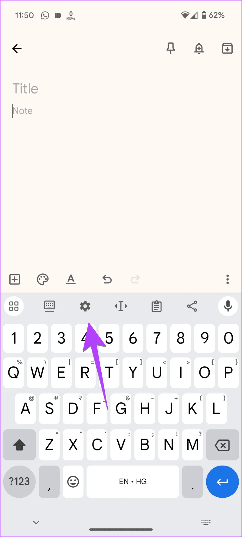 Hoe u een afbeelding op Android-toetsenborden kunt plaatsen, inclusief Samsung