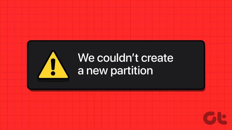 Las 6 soluciones principales para el error de instalación de Windows "No pudimos crear una nueva partición"