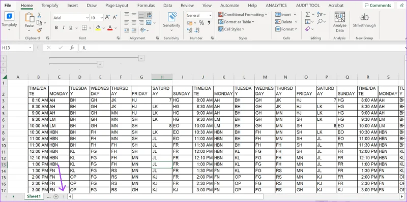 كيفية إصلاح عدم ظهور علامات تبويب ورقة عمل Excel