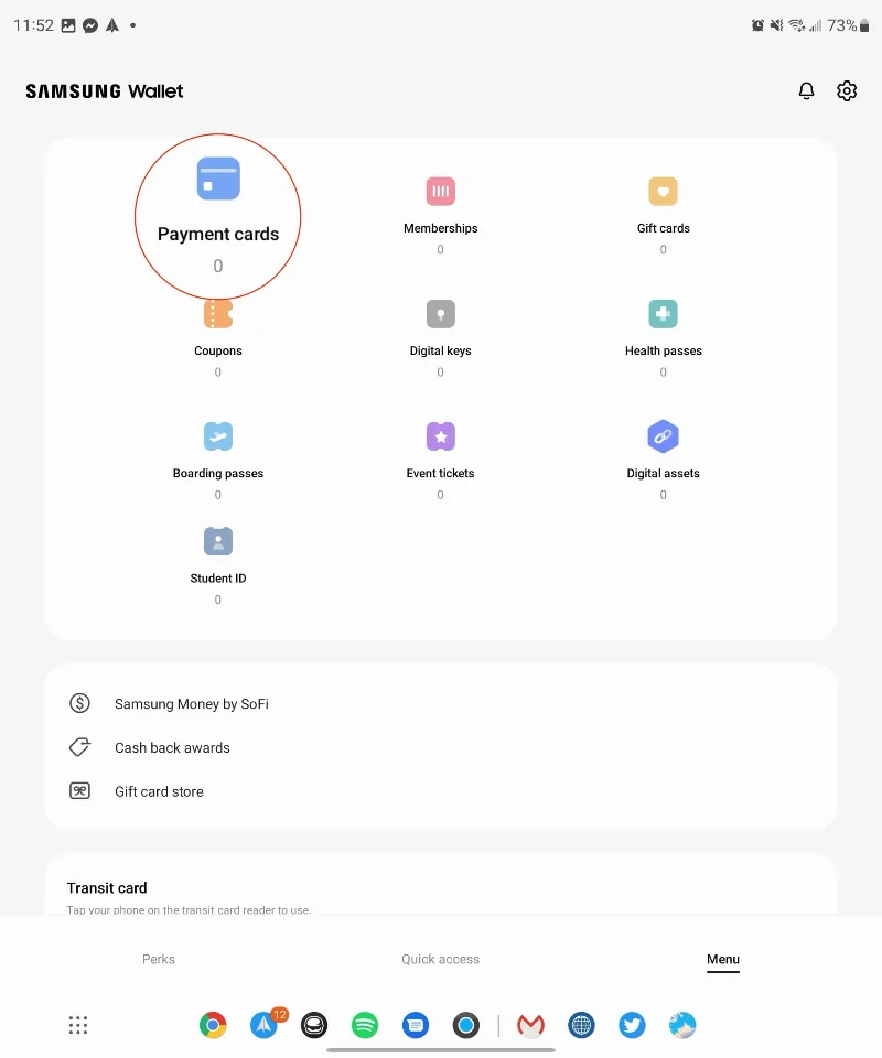 Galaxy Z Fold 5でSamsung Payを使用する方法