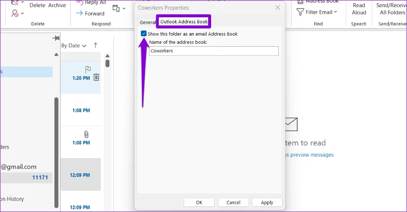 7 วิธีในการแก้ไขรายชื่อผู้ติดต่อ Outlook ที่ไม่แสดงบน Windows