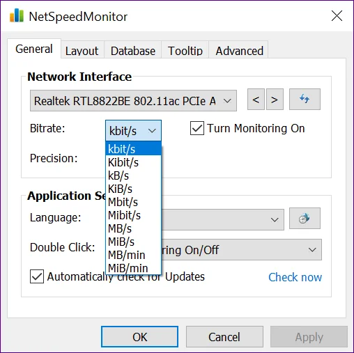 Comment afficher la vitesse Internet sur la barre des tâches sous Windows