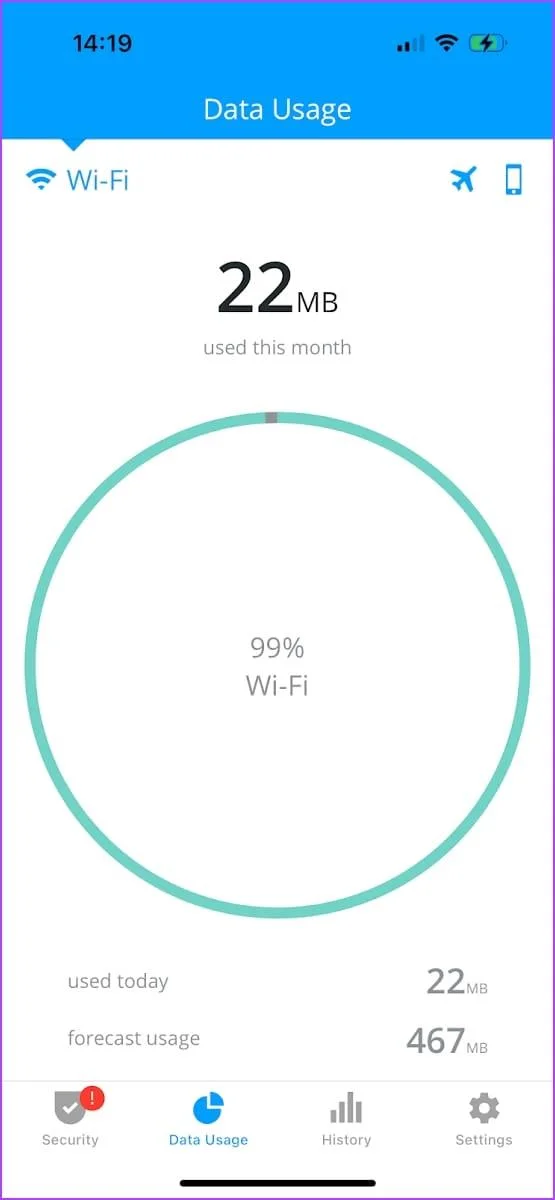 Hoe u het maandelijkse of dagelijkse gegevensgebruik op de iPhone kunt controleren