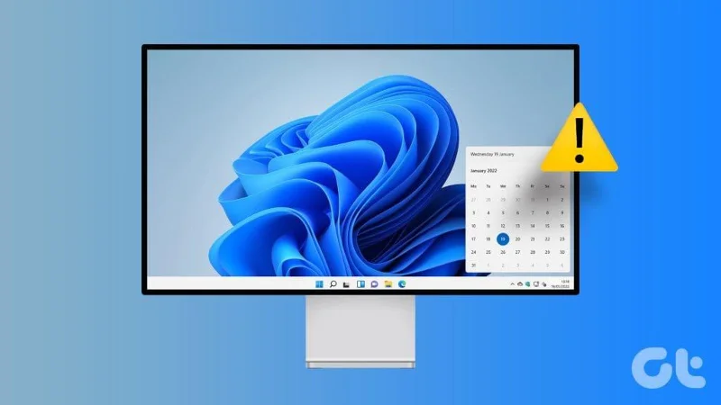 Las 6 soluciones principales para el calendario de la barra de tareas que no se abre en Windows 11