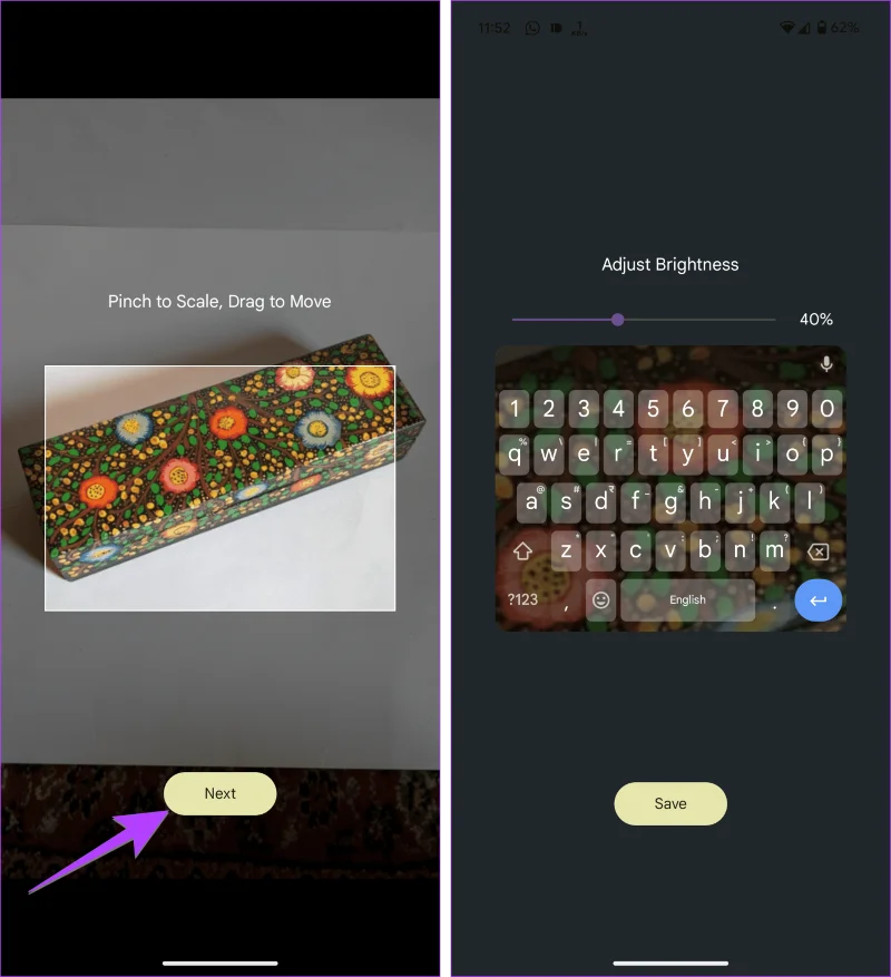 Hoe u een afbeelding op Android-toetsenborden kunt plaatsen, inclusief Samsung