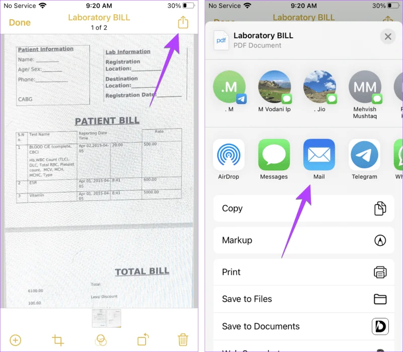 3 manieren om gescande documenten vanuit iPhone-notities te verzenden