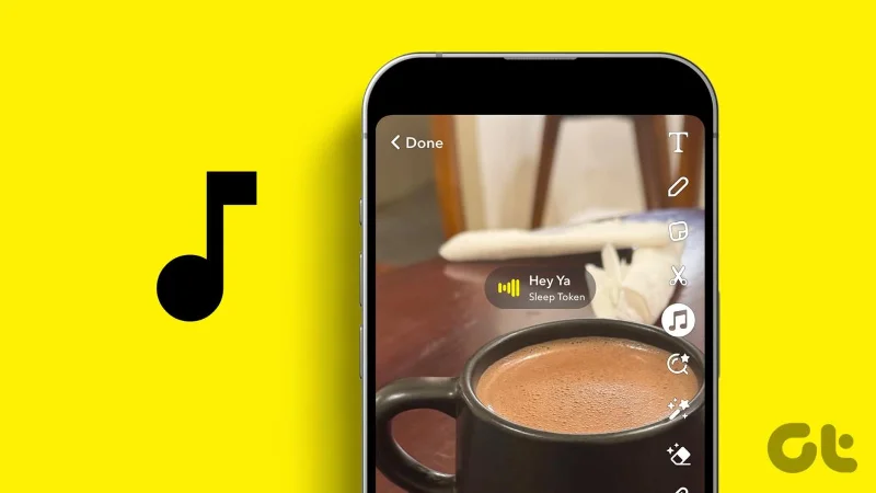 Comment ajouter de la musique à une histoire ou à un Snap Snapchat
