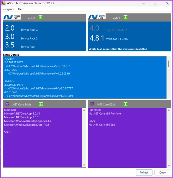 5 szybkich sposobów sprawdzania wersji .NET Framework w systemach Windows 10 i Windows 11