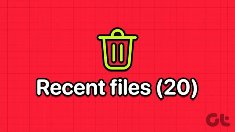 Recente bestanden verwijderen uit snelle toegang in Windows 11