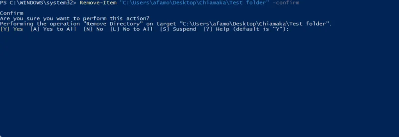 Las 7 formas principales de eliminar archivos o carpetas con PowerShell en Windows