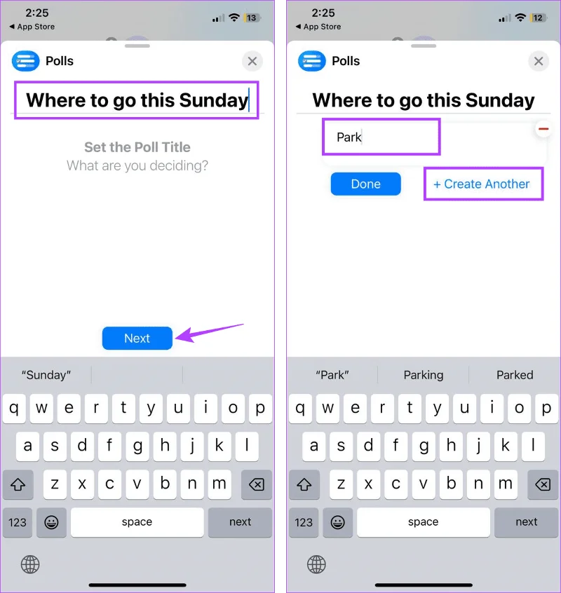 Cómo crear una encuesta en iMessage en iPhone y iPad