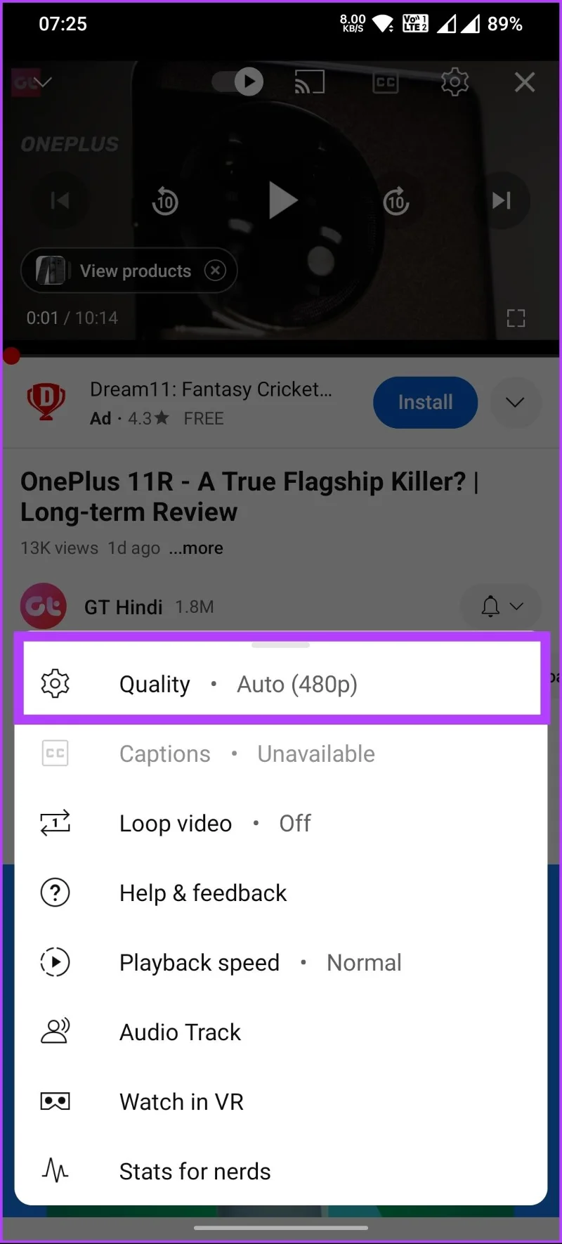 Come modificare la velocità di riproduzione di YouTube su desktop e dispositivi mobili