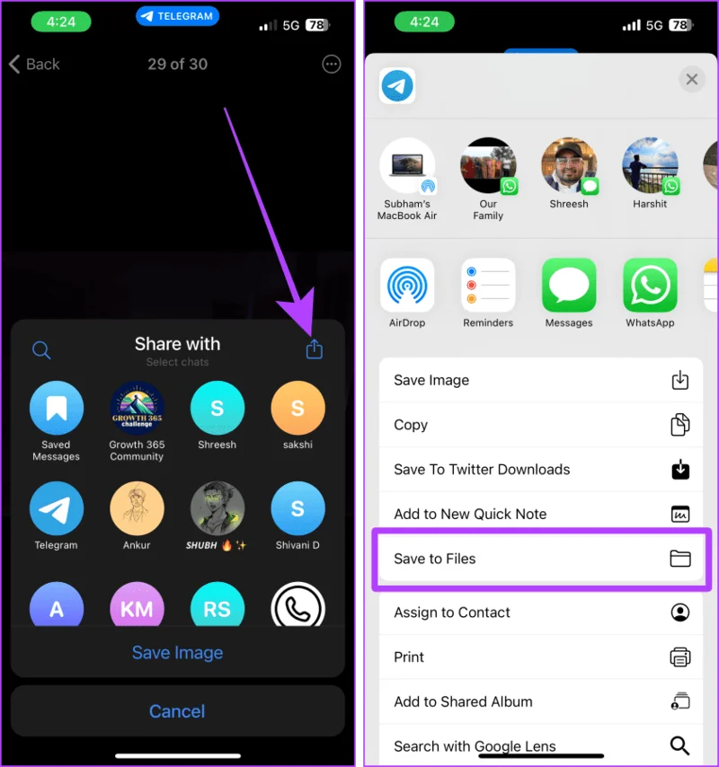 Hoe u via Telegram gedownloade bestanden kunt vinden op Android, iPhone en Mac