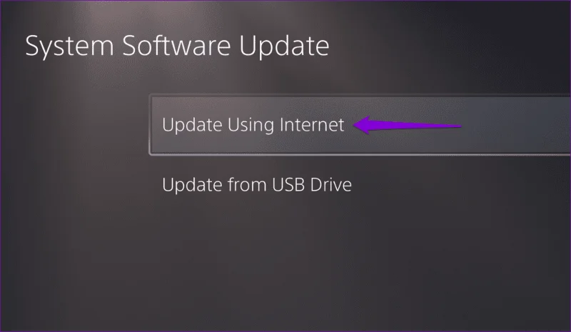 Aggiorna software di sistema