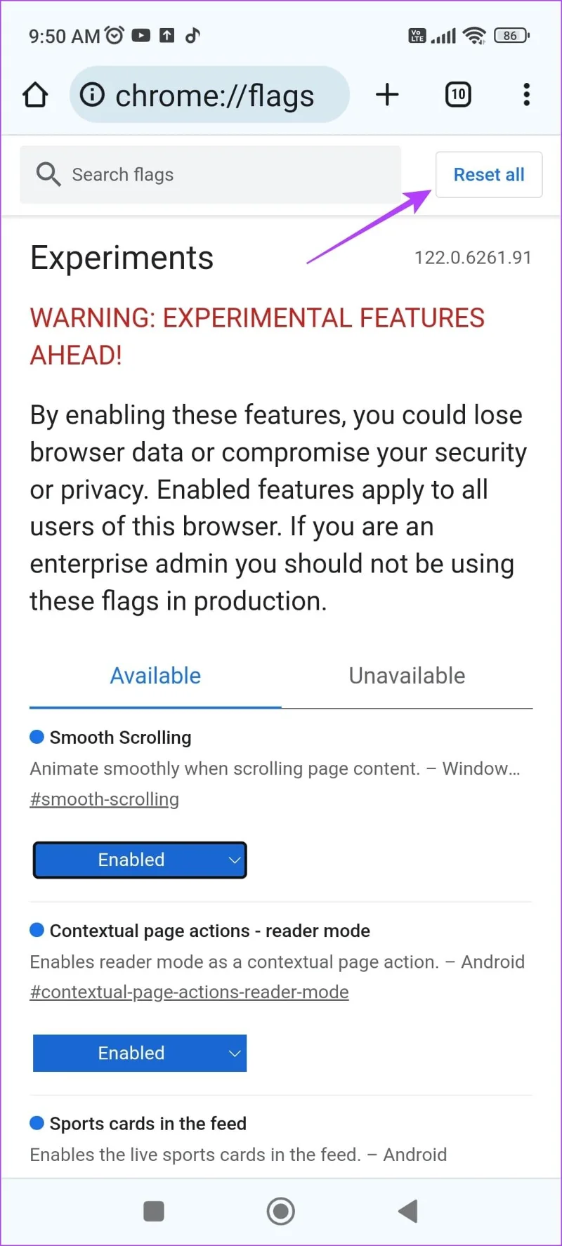 10 beste Chrome-vlaggen voor uw Android-apparaat