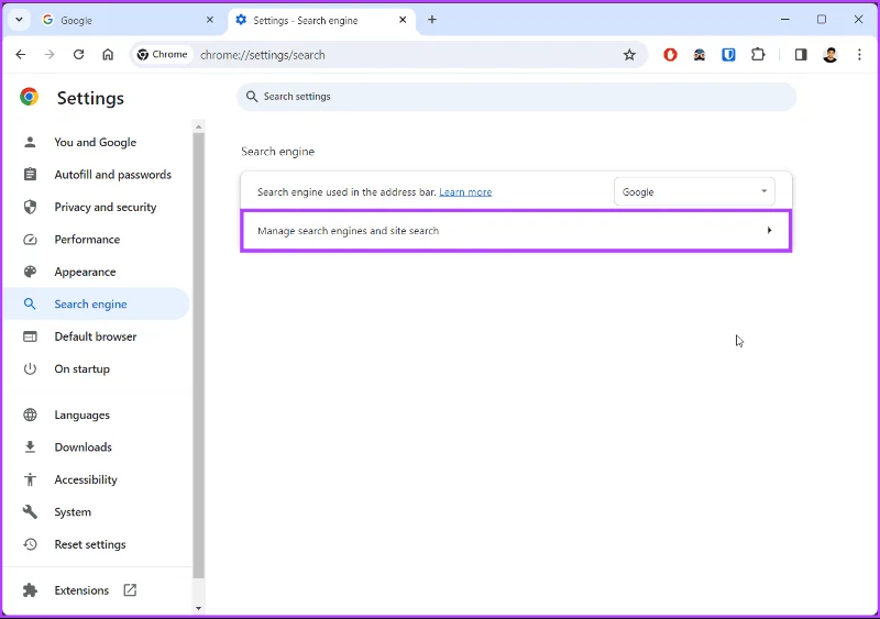Hoe u een aangepaste zoekmachine als standaard instelt in Chrome