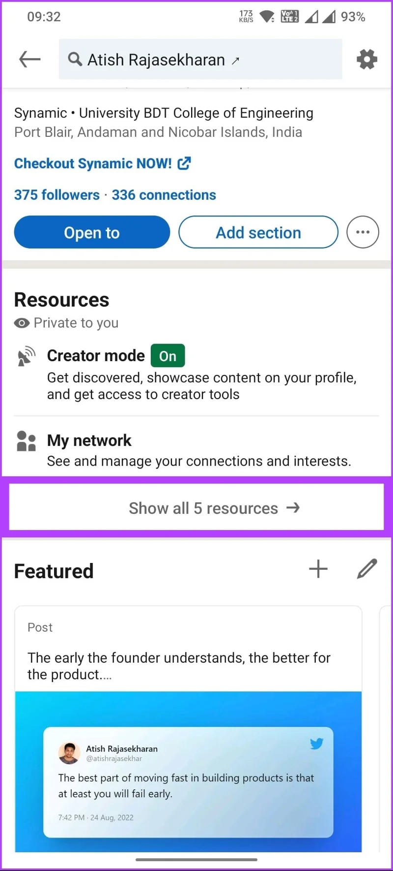 Comment trouver des publications et des emplois enregistrés sur LinkedIn