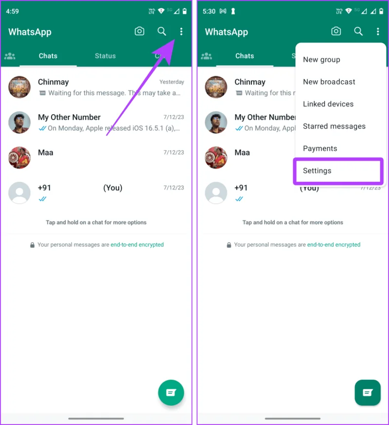 Hoe WhatsApp-berichten over te zetten naar een nieuwe telefoon zonder back-up