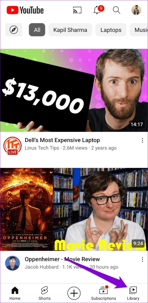 Sete maneiras principais de corrigir o histórico de exibição do YouTube que não funciona