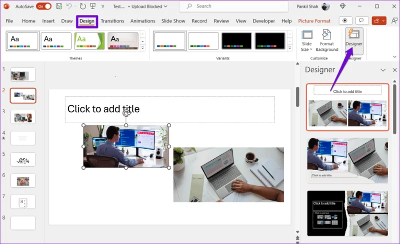 5 correções para o Designer não funcionar no Microsoft PowerPoint no Windows