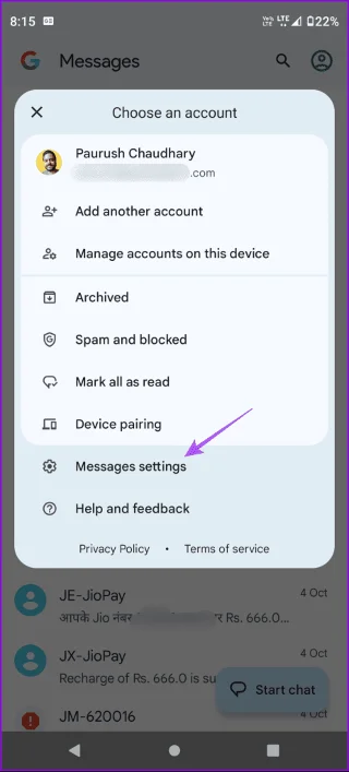 7 migliori soluzioni per l'impossibilità di inviare GIF nell'app Google Messaggi