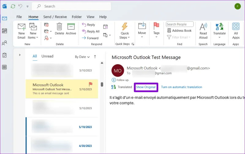 Come tradurre le email in Microsoft Outlook