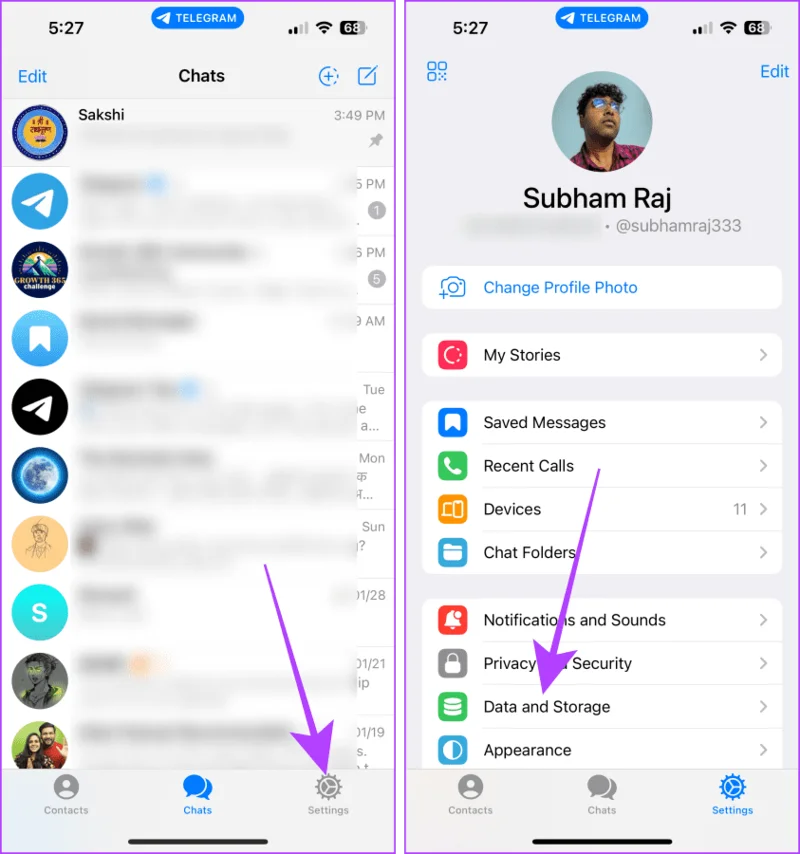 Hoe u via Telegram gedownloade bestanden kunt vinden op Android, iPhone en Mac