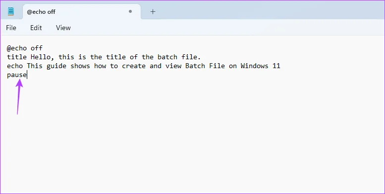 Cómo crear y ver archivos por lotes (BAT) en Windows 11