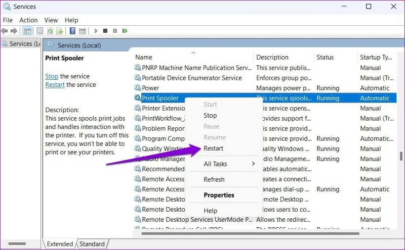 5 formas de eliminar un trabajo de impresión atascado en Windows 11
