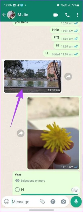 3 วิธีในการแก้ไขข้อความ WhatsApp